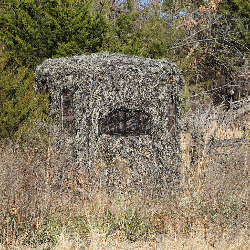 Soft Side 360° Ghillie Deluxe 6X6 Ground Blind - Image 8