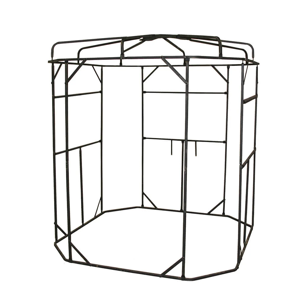 Soft Side 360° Burlap Deluxe 6X6 Ground Blind - Image 7